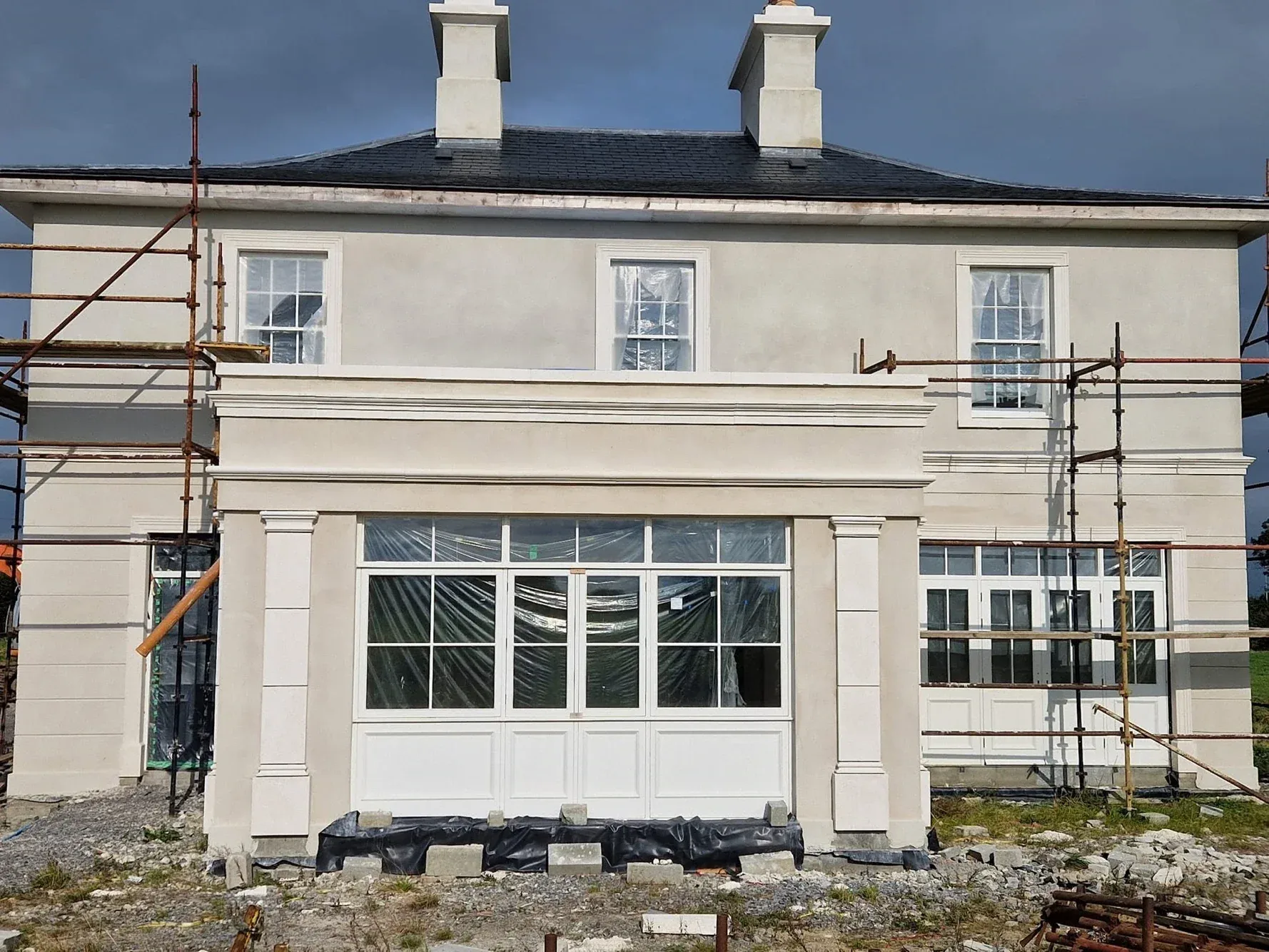 Georgian-Style Render & Detailed Plasterwork, Detailed Render